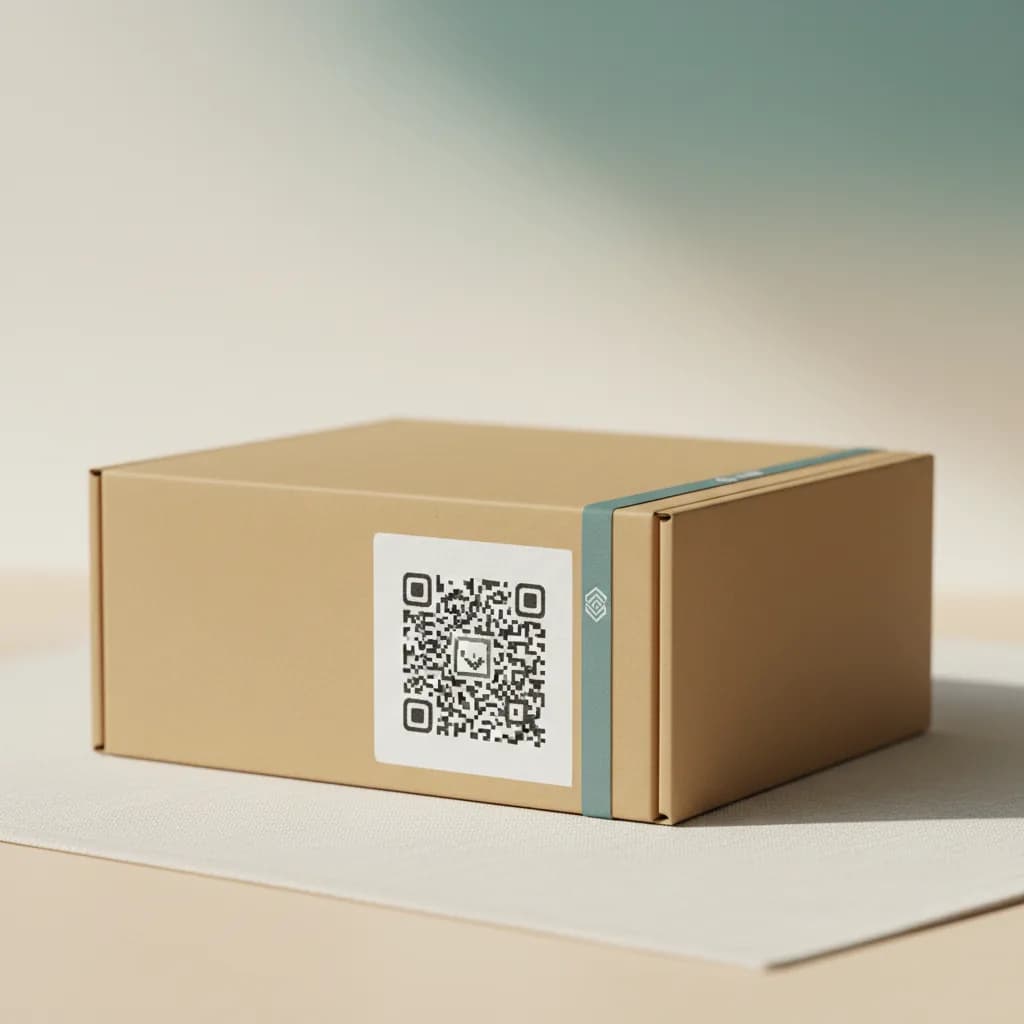 Printed packaging proof with multiple 2D barcode examples